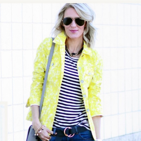 CAbi Field Jacket New with Tags Field of Daisies - Picture 5 of 9